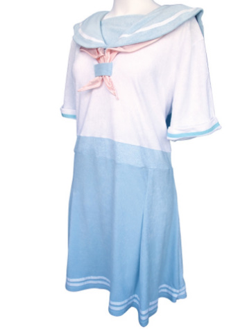 半袖夏色セーラーパジャマ おとこの娘用 - 画像 (2)