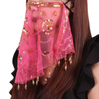 ナイトマスクフェイスベール ピンク